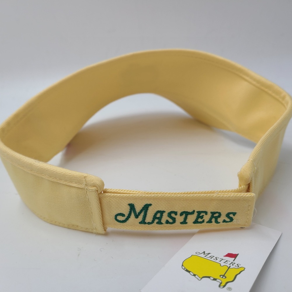 Women Masters Visor Hat Adjustable American Needle Yellow Green Golf Ladies Fit - Picture 7 of 11